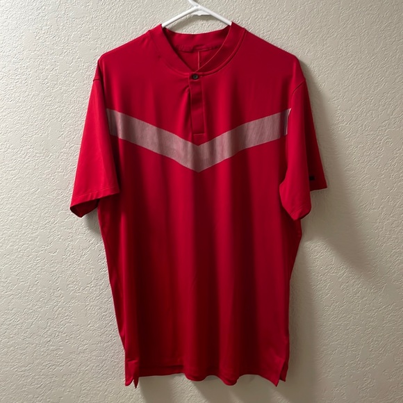 Nike Other - Nike Tiger Woods Golf Vapor Blade Polo in Red